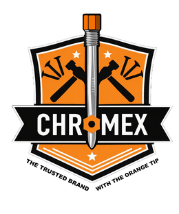 CHROMEX THE TRUSTED BRAND WITH THE ORANGE TIP logo