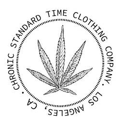 .CHRONIC STANDARD TIME CLOTHING COMPANY. LOS ANGELES, CA logo