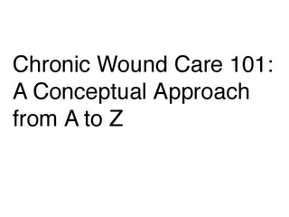 CHRONIC WOUND CARE 101: A CONCEPTUAL APPROACH FROM A TO Z logo