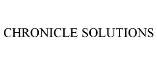 CHRONICLE SOLUTIONS logo