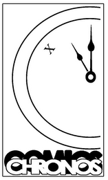 CHRONOS COMICS X logo