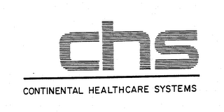 CHS CONTINENTAL HEALTHCARE SYSTEMS logo