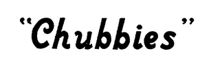 "CHUBBIES." logo