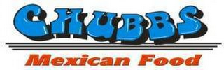 CHUBBS MEXICAN FOOD logo