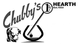 CHUBBY'S 1 1/2 HEARTH EST. 1933 logo