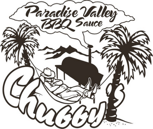 CHUBBY'S PARADISE VALLEY BBQ SAUCE logo