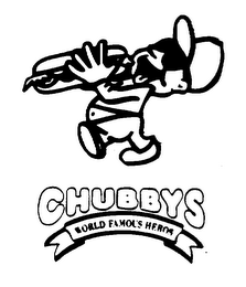 CHUBBYS WORLD FAMOUS HEROS logo