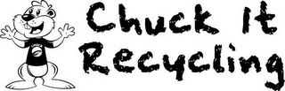 CHUCK CHUCK IT RECYCLING logo