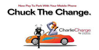 CHUCK THE CHANGE. logo