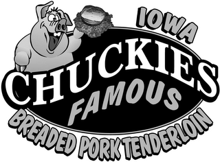 CHUCKIES IOWA FAMOUS BREADED PORK TENDERLOIN logo