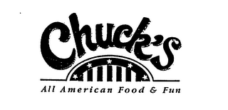 CHUCK'S ALL AMERICAN FOOD & FUN logo