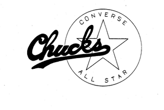 CHUCKS CONVERSE ALL STAR logo