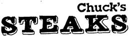 CHUCK'S STEAKS logo