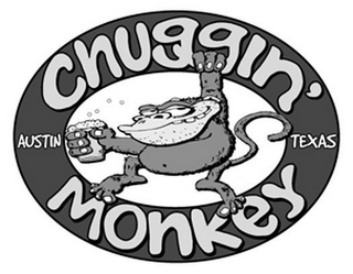 CHUGGIN' MONKEY AUSTIN TEXAS logo
