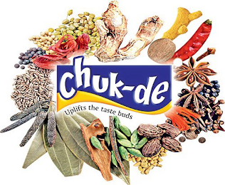 CHUK-DE UPLIFT THE TASTE BUDS logo