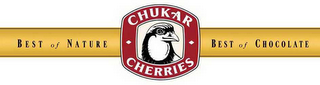 CHUKAR CHERRIES. BEST OF NATURE. BEST OF CHOCOLATE. logo