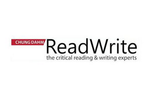 CHUNGDAHM READWRITE THE CRITICAL READING & WRITING EXPERTS logo