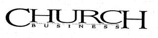 CHURCH BUSINESS logo