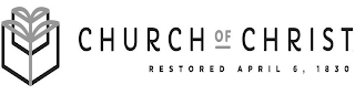 CHURCH OF CHRIST RESTORED APRIL 6, 1830 logo