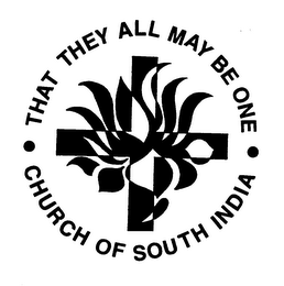 CHURCH OF SOUTH INDIA THAT THEY ALL MAY BE ONE logo