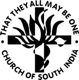 CHURCH OF SOUTH INDIA THAT THEY ALL MAY BE ONE logo