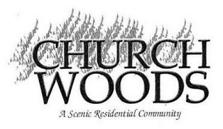 CHURCH WOODS A SCENIC RESIDENTIAL COMMUNITY logo