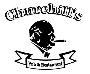 CHURCHILL'S PUB & RESTAURANT logo