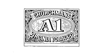 CHURCHMANS A1 VIRGINIA TOBACCO logo