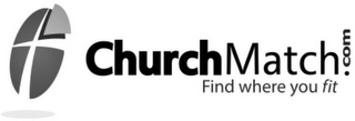 CHURCHMATCH.COM FIND WHERE YOU FIT logo