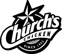 CHURCH'S CHICKEN SINCE 1952 logo