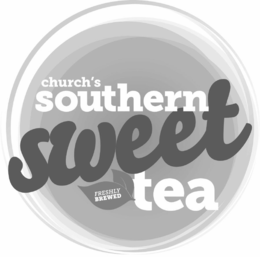 CHURCH'S SOUTHERN SWEET FRESHLY BREWED TEA logo