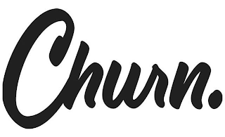 CHURN. logo