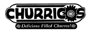CHURRICOS DELICIOUS FILLED CHURROS! logo