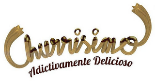 CHURRISIMO ADICTIVAMENTE DELICIOSO logo