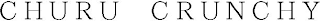 CHURU CRUNCHY logo