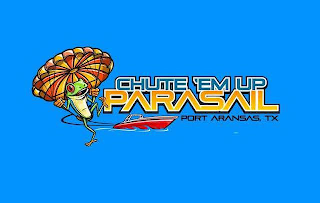 CHUTE 'EM UP PARASAIL PORT ARANSAS, TX logo