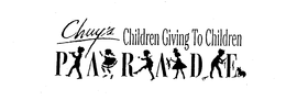 CHUY'S CHILDREN GIVING TO CHILDREN PARADE logo