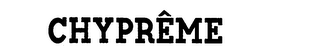 CHYPREME logo