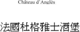 CHÂTEAU D'ANGLÈS logo
