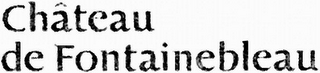 CHÂTEAU DE FONTAINEBLEAU logo