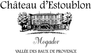 CHÂTEAU D'ESTOUBLON MOGADOR VALLÉE DES BAUX DE PROVENCE logo