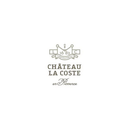 CHÂTEAU LA COSTE EN PROVENCE 1682 L C VINUM SCULPTURA EST logo