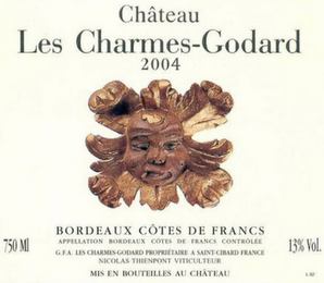 CHÂTEAU LES CHARMES-GODARD 2004 logo