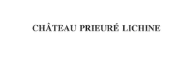 CHÂTEAU PRIEURÉ LICHINE logo