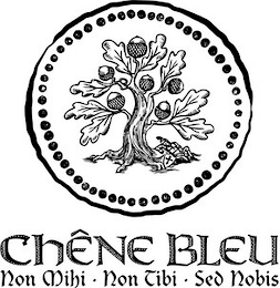 CHÊNE BLEU NON MIHI NON TIBI SED NOBIS logo