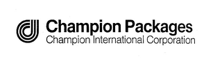 CI CHAMPION PACKAGES CHAMPION INTERNATIONAL CORPORATION logo