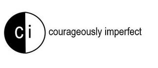 CI COURAGEOUSLY IMPERFECT logo