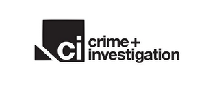 CI CRIME + INVESTIGATION logo