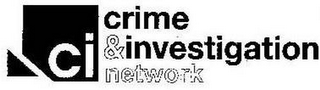 CI CRIME & INVESTIGATION NETWORK logo