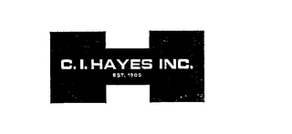 C.I. HAYES INC. H EST. 1905 logo